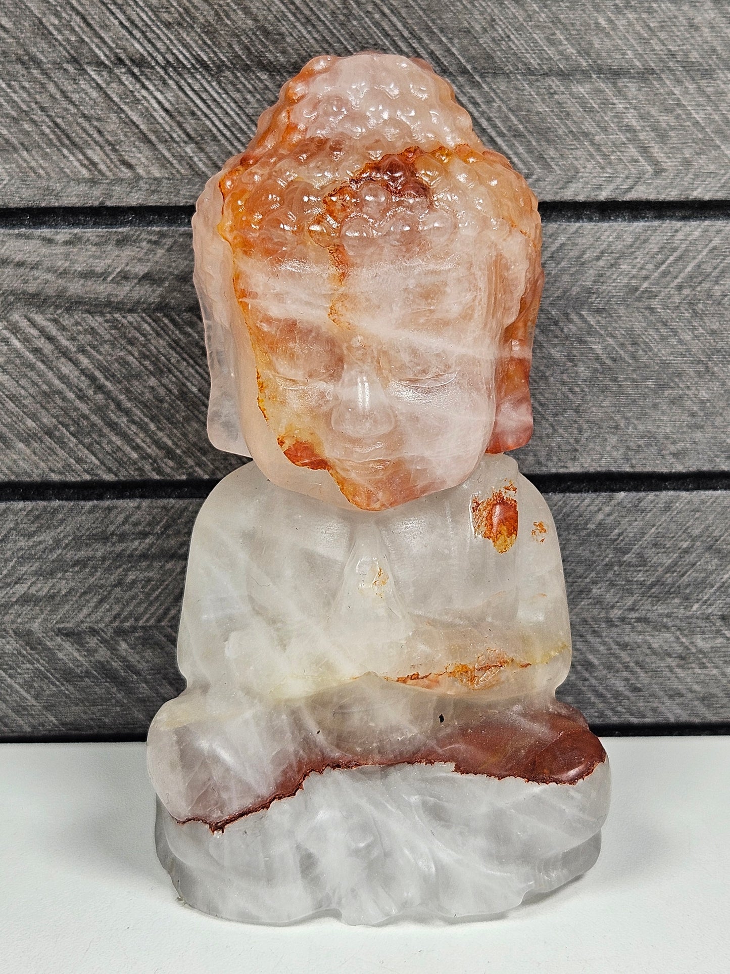 Vuurkwarts Buddha 450 gram