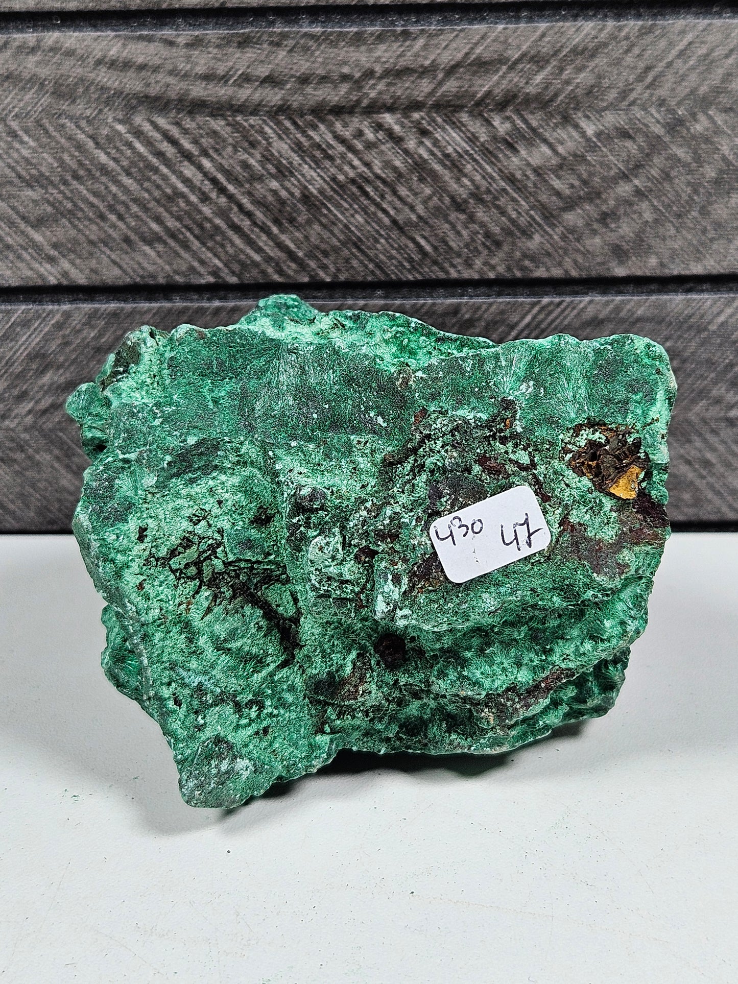 Malachiet ruw 430 gram