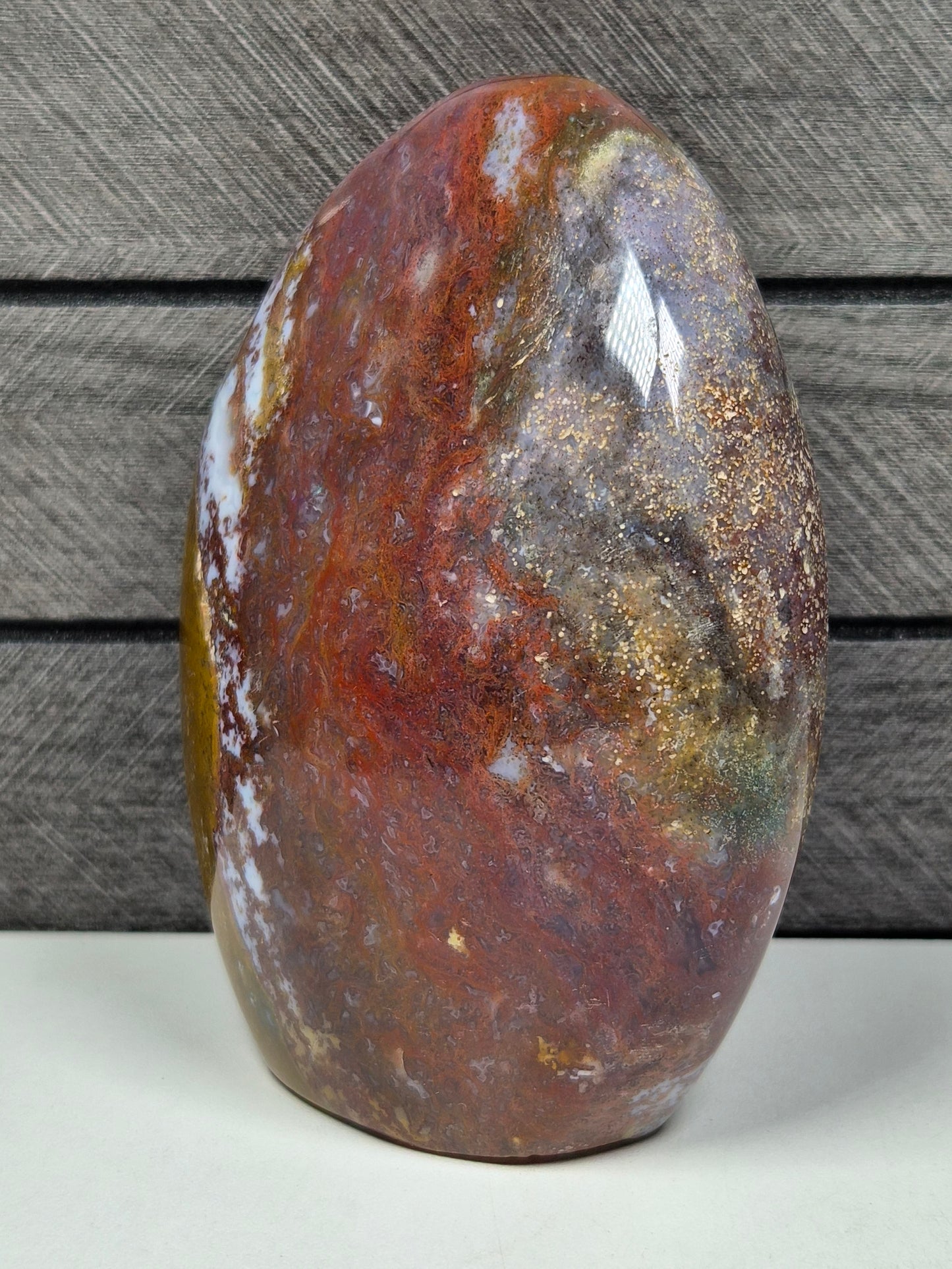 Oceaan Jaspis Sculptuur 702 gram