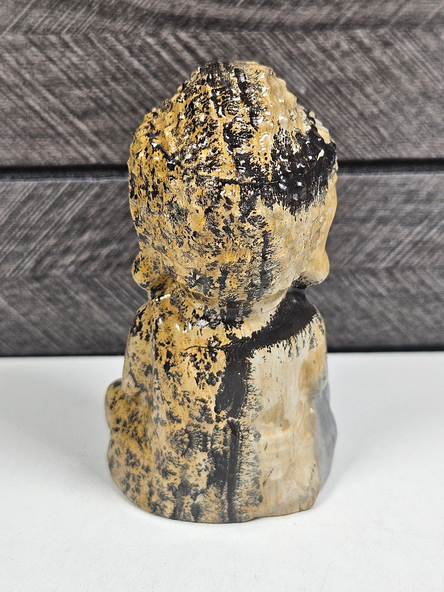 Landschap Jaspis Buddha 132 gram