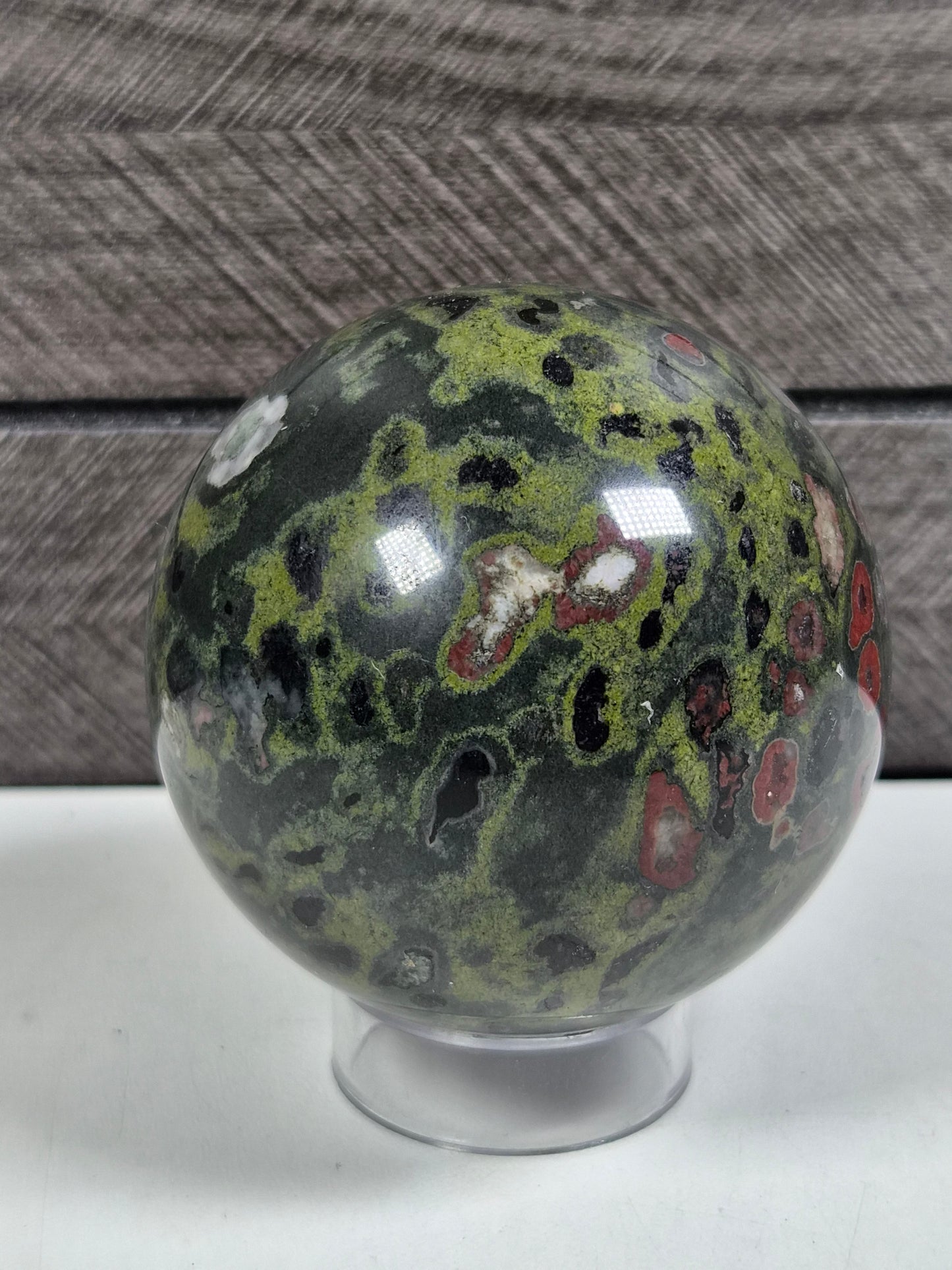 Pruimenbloesem Jaspis bol 360 gram