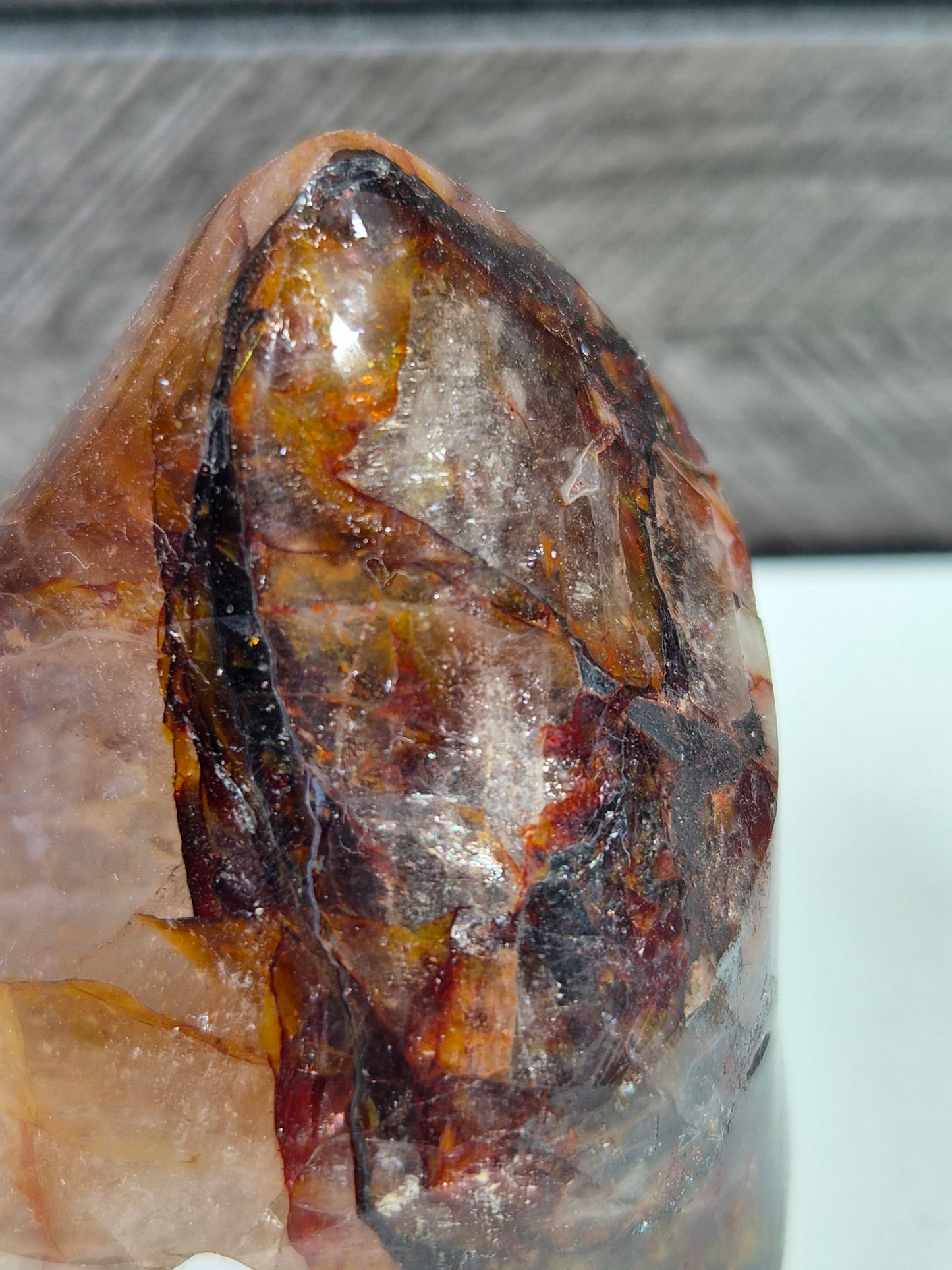 Vuurkwarts sculptuur 176 gram