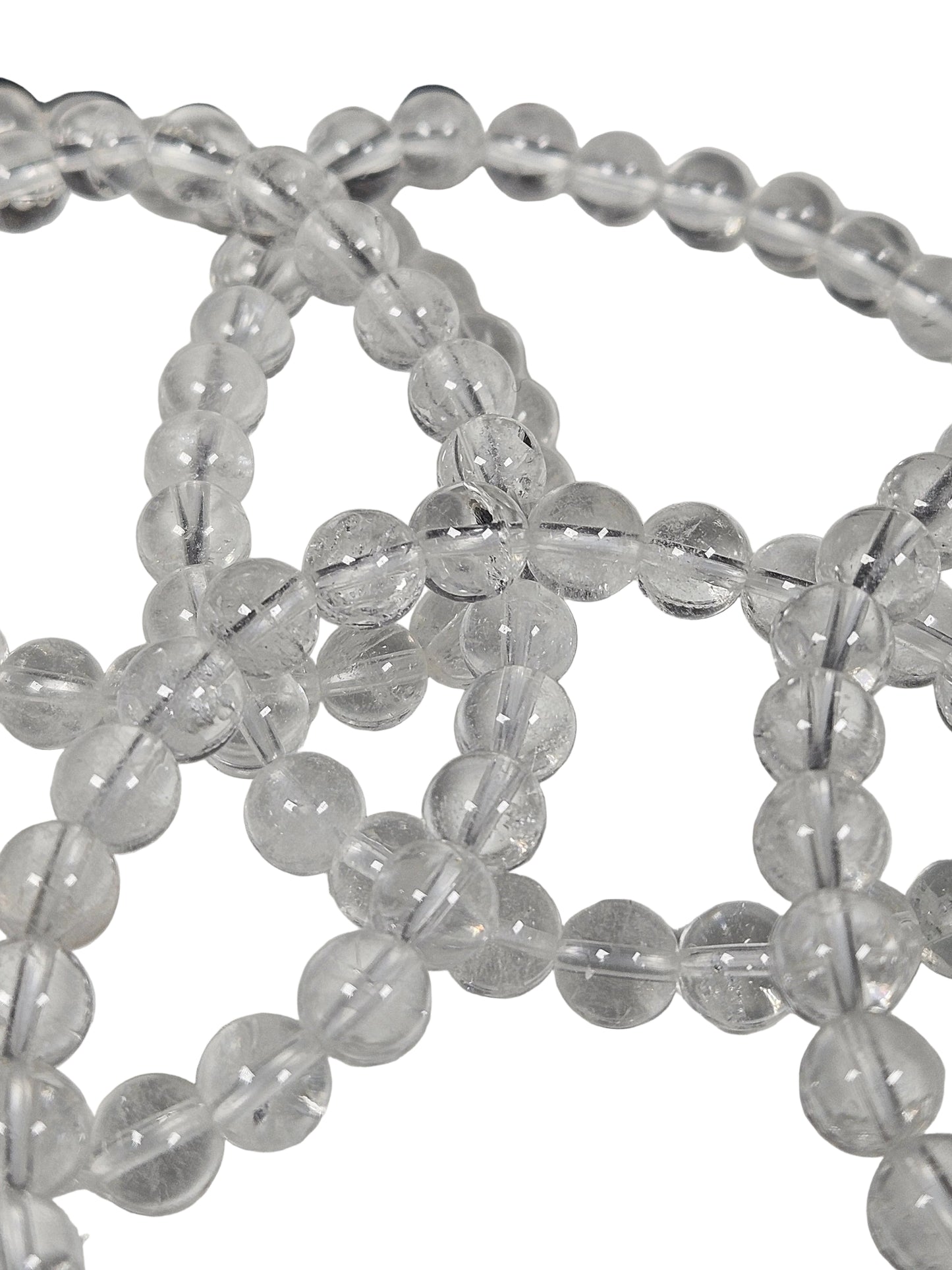 Bergkristal armband 6mm