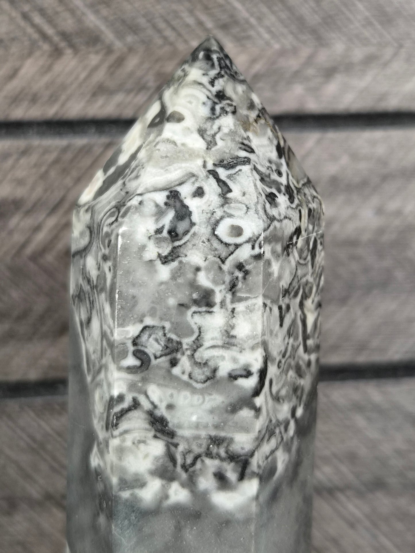 Fossiel Jaspis Toren 344 gram