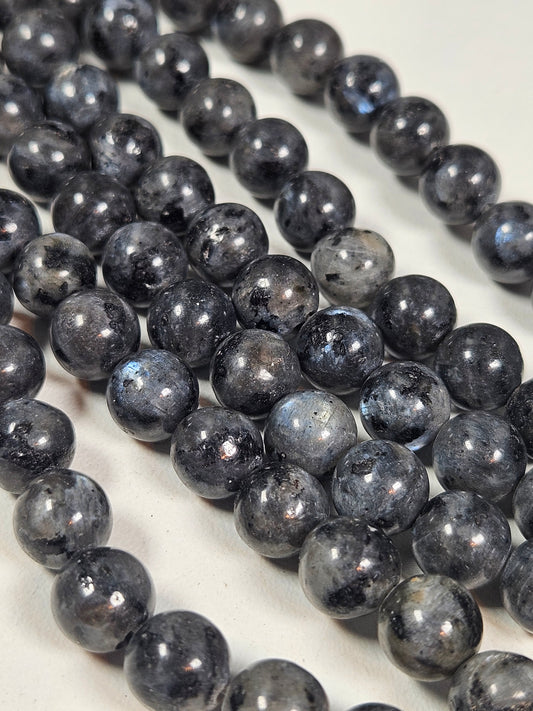 Larvikiet kralenstreng 8mm