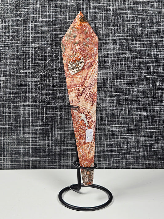 Luipaard jaspis scepter 220 gram