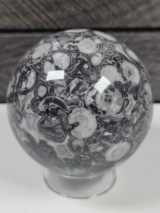 Fossiel Jaspis bol 284 gram