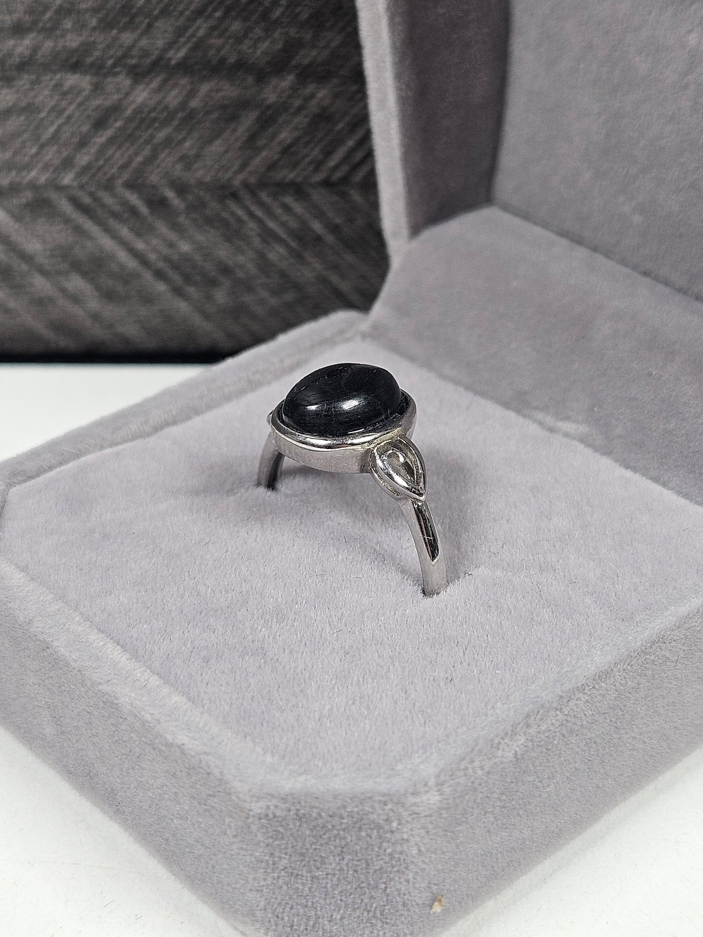 Hypersteen s925 (zilver) verstelbare ring nr36