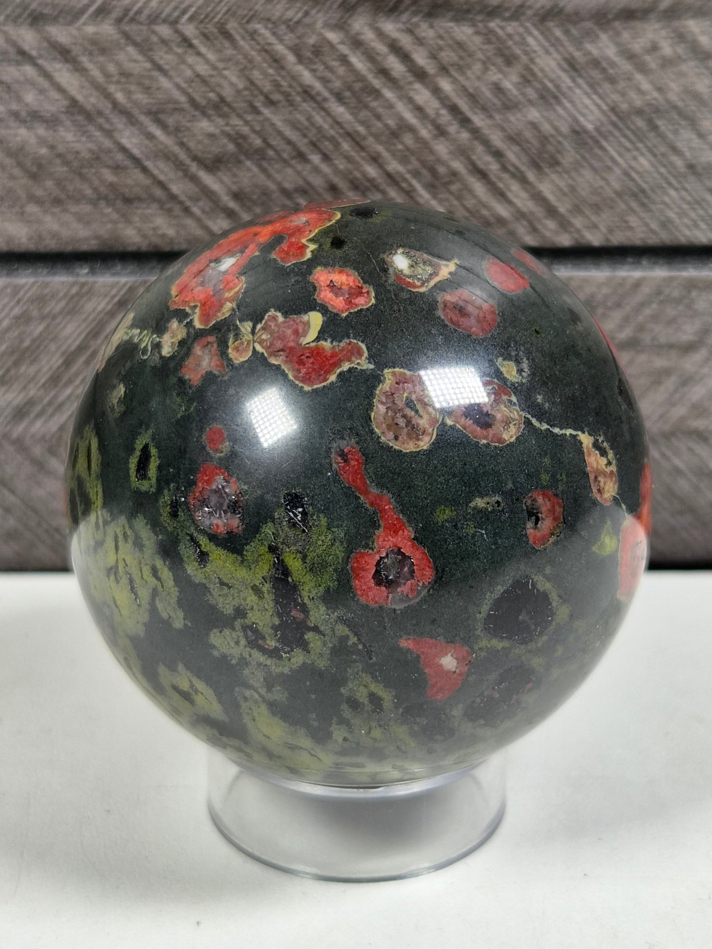 Pruimenbloesem Jaspis bol 294 gram