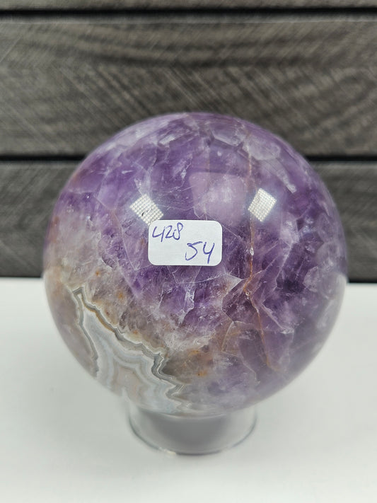 Amethist/Crazy lace bol 428 gram