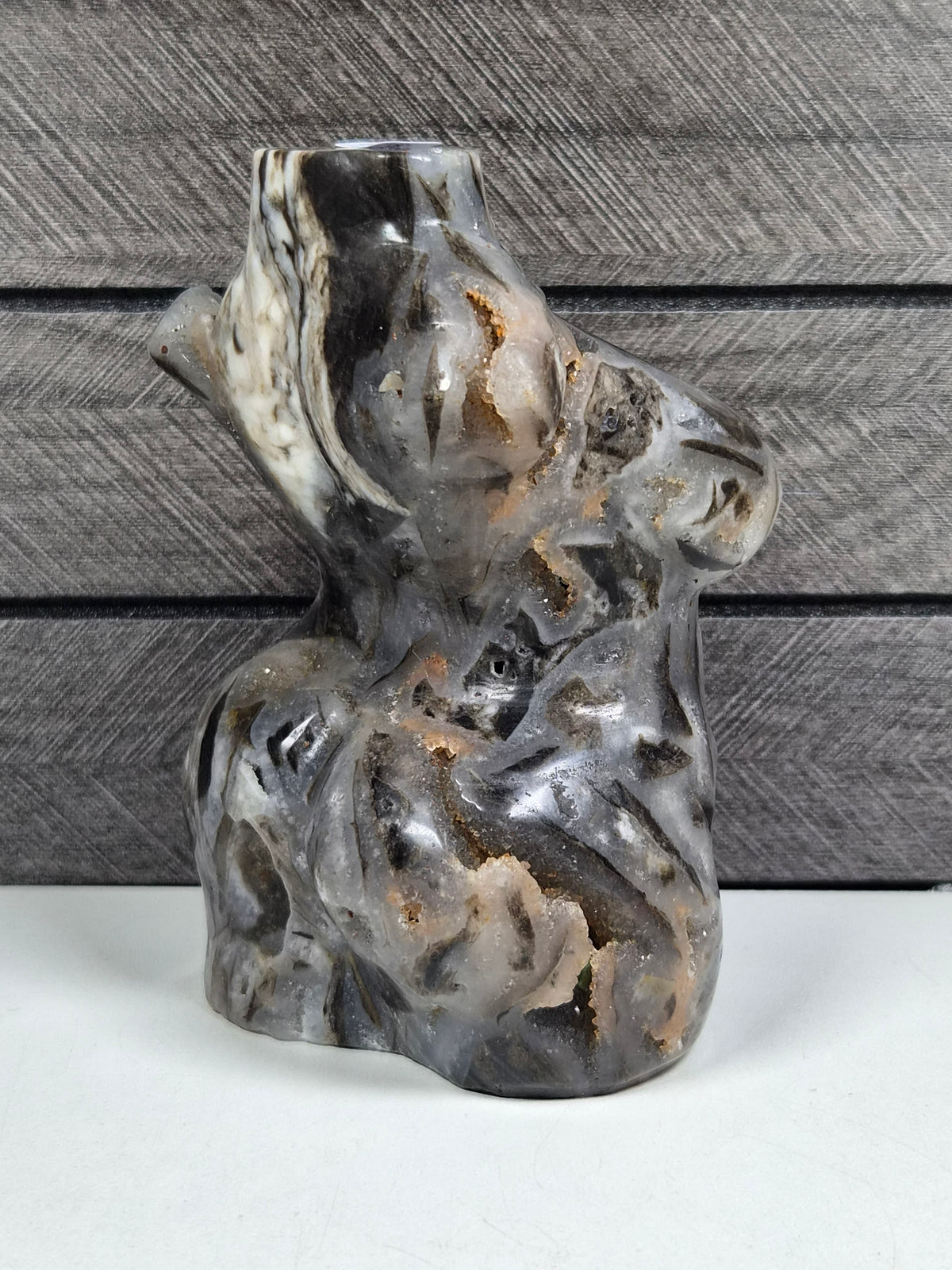Chalcedoon mix Curvy Lady 608 gram