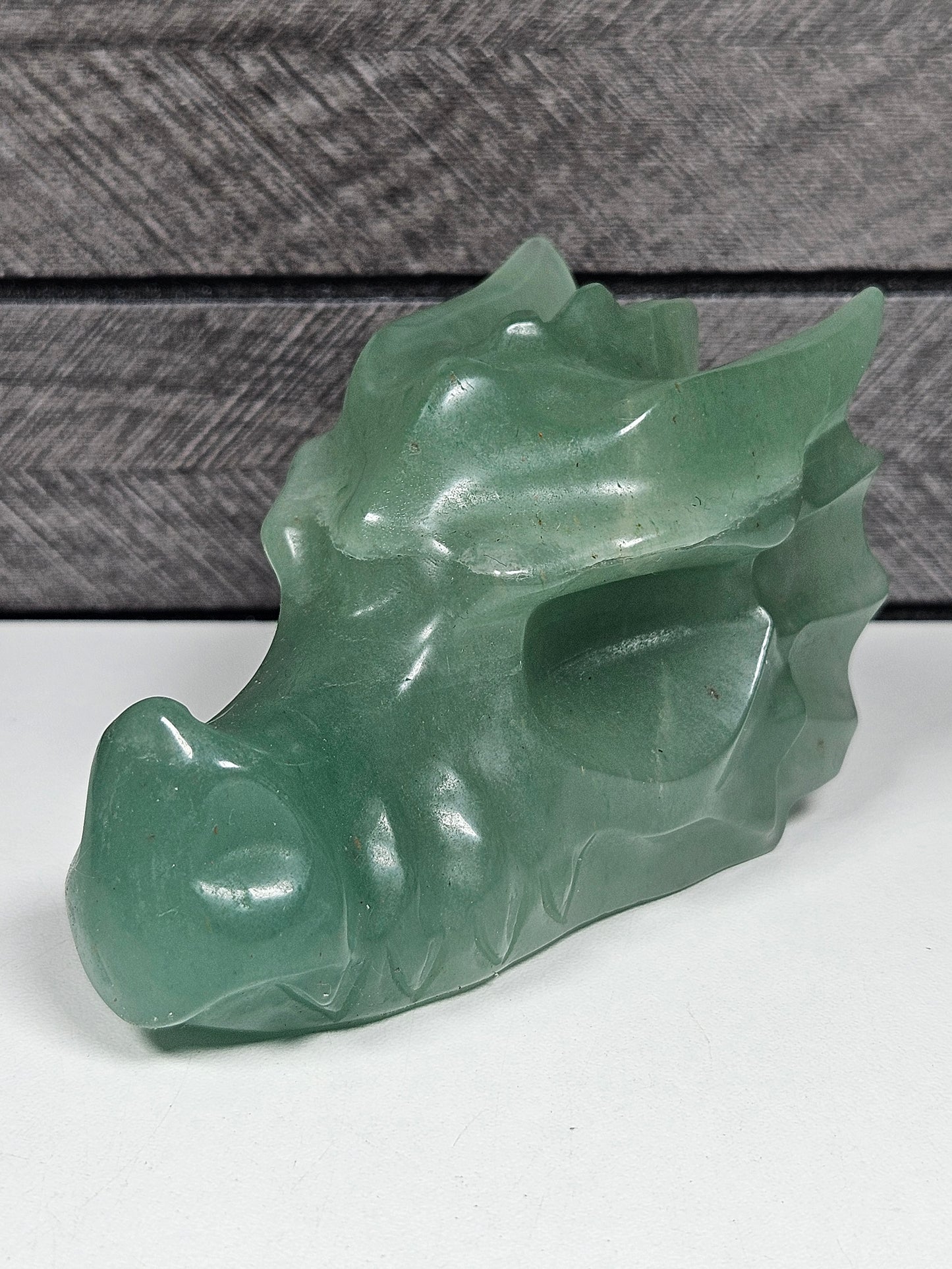 Groene Aventurijn Drakenkop 280 gram