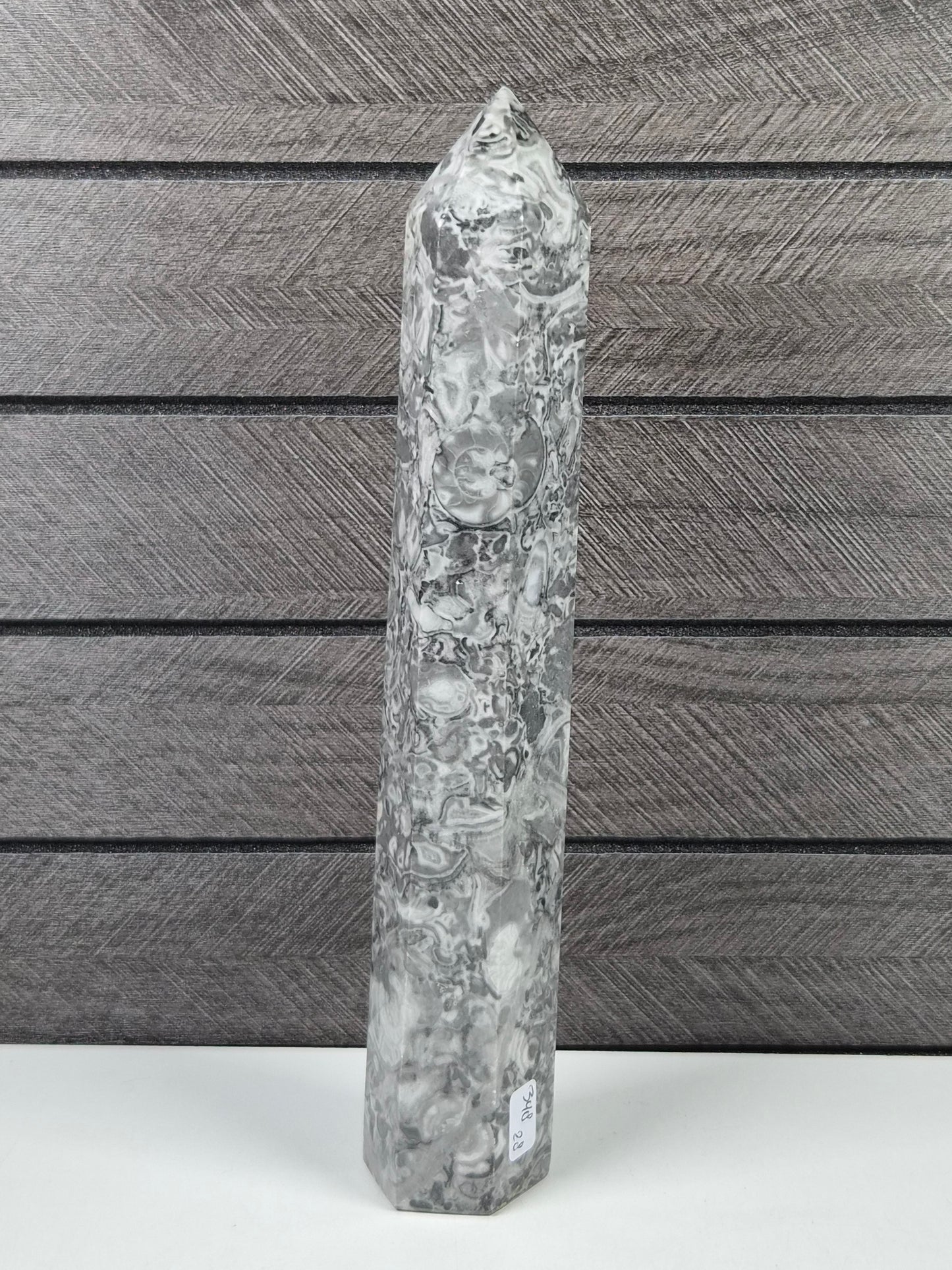 Fossiel Jaspis Toren 348 gram