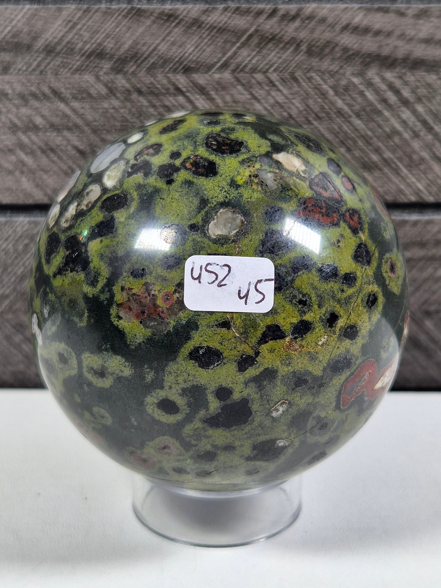Pruimenbloesem Jaspis bol 452 gram