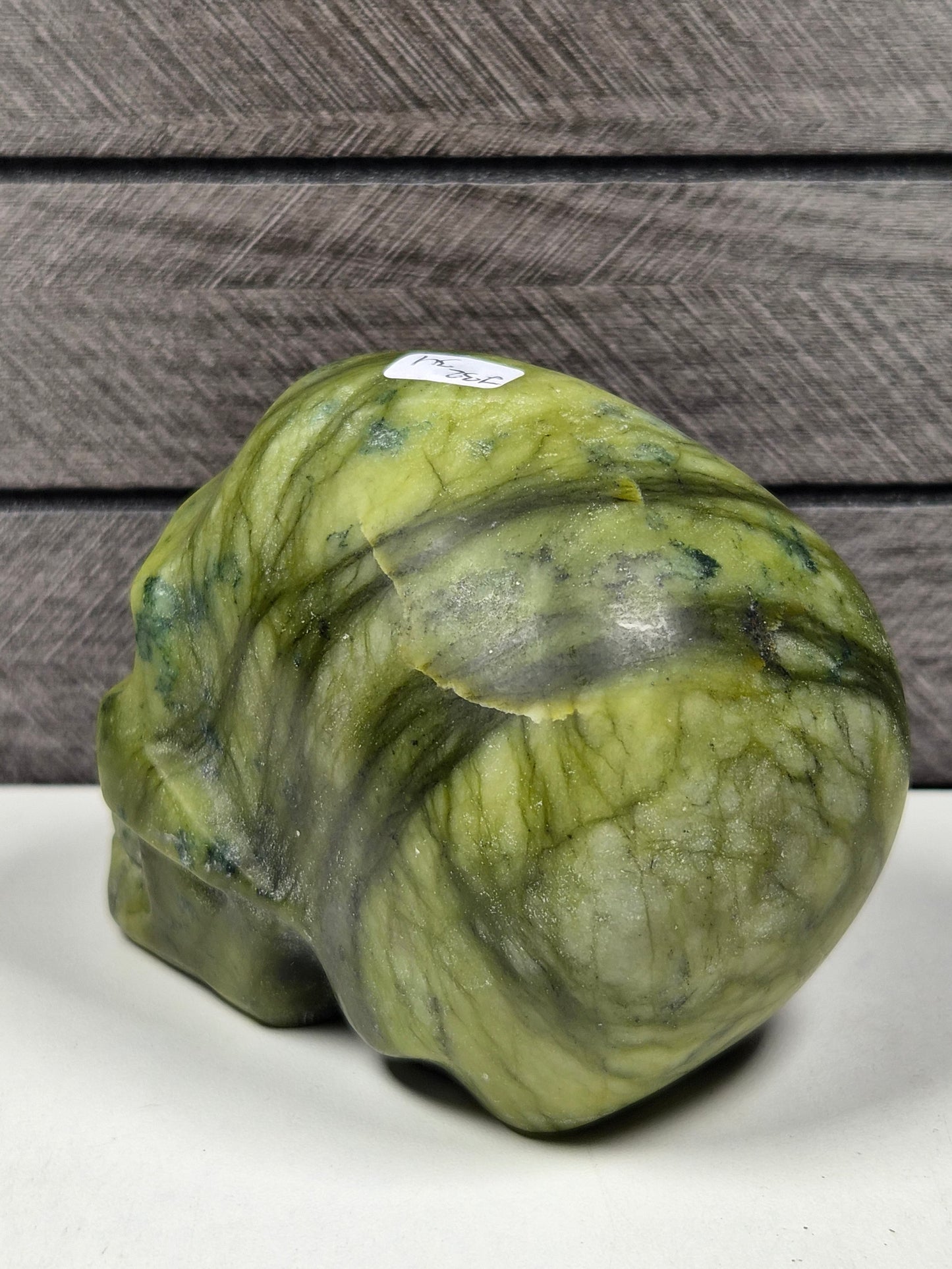 Groene Jade Schedel 732 gram