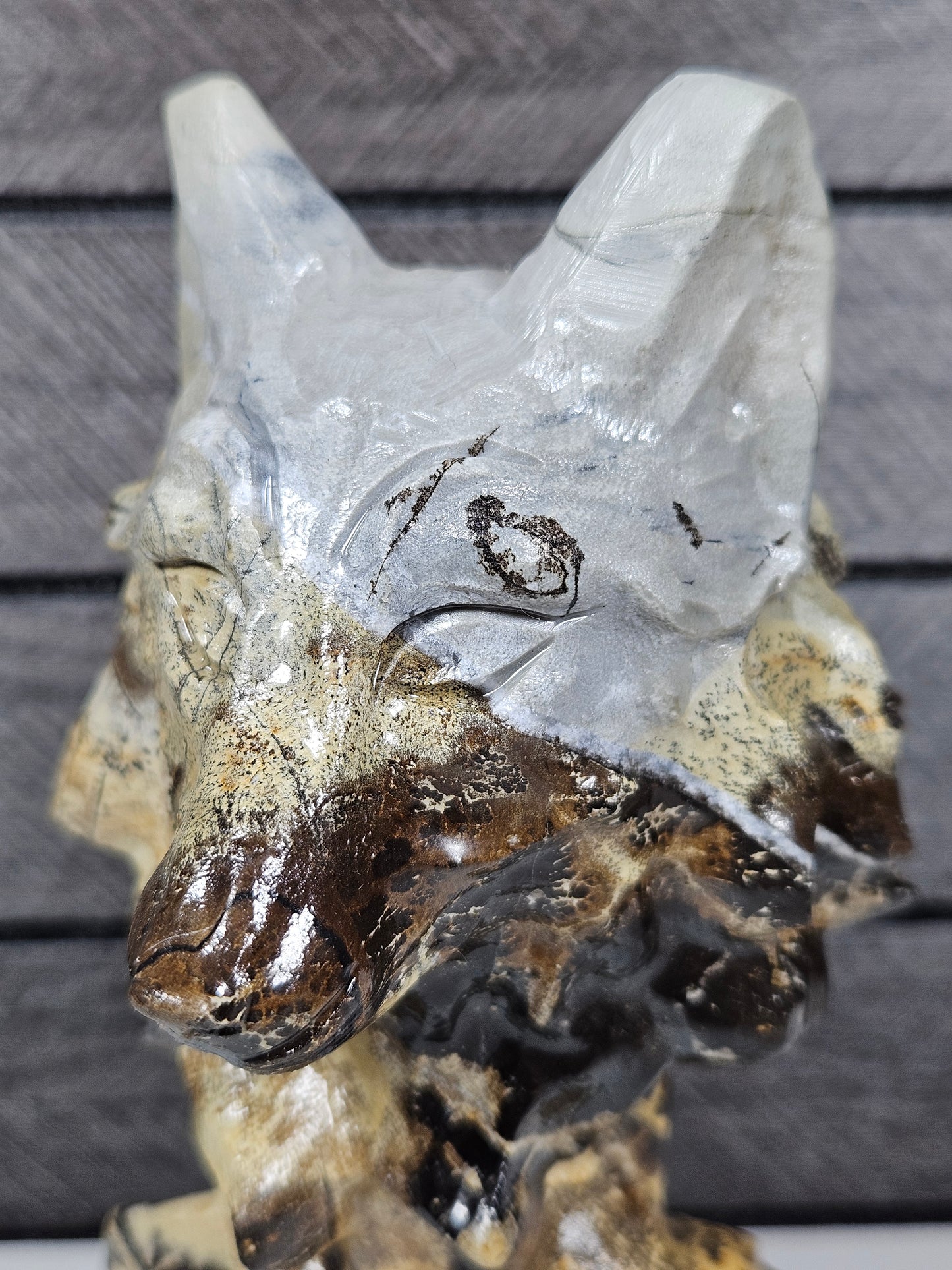 Landschap jaspis Wolf 636 gram