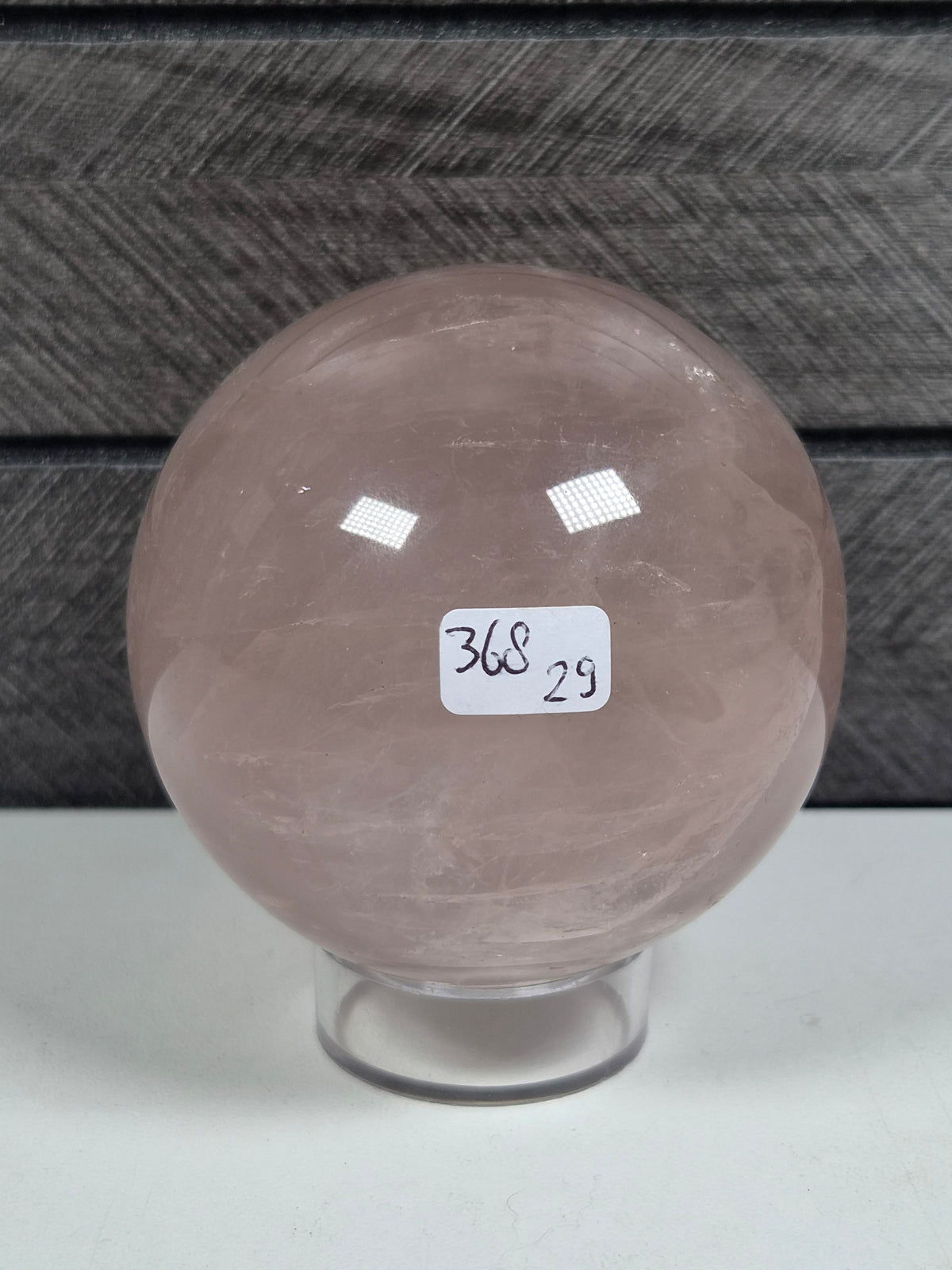 Rozenkwarts met Starflash bol 368 gram