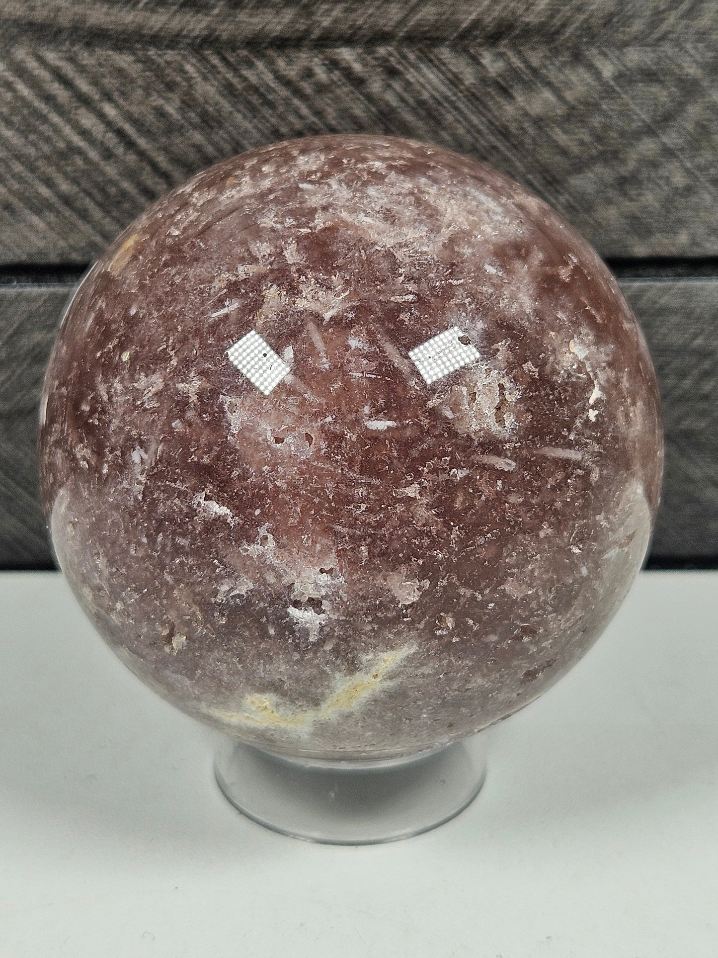 Roze amethist bol 394 gram