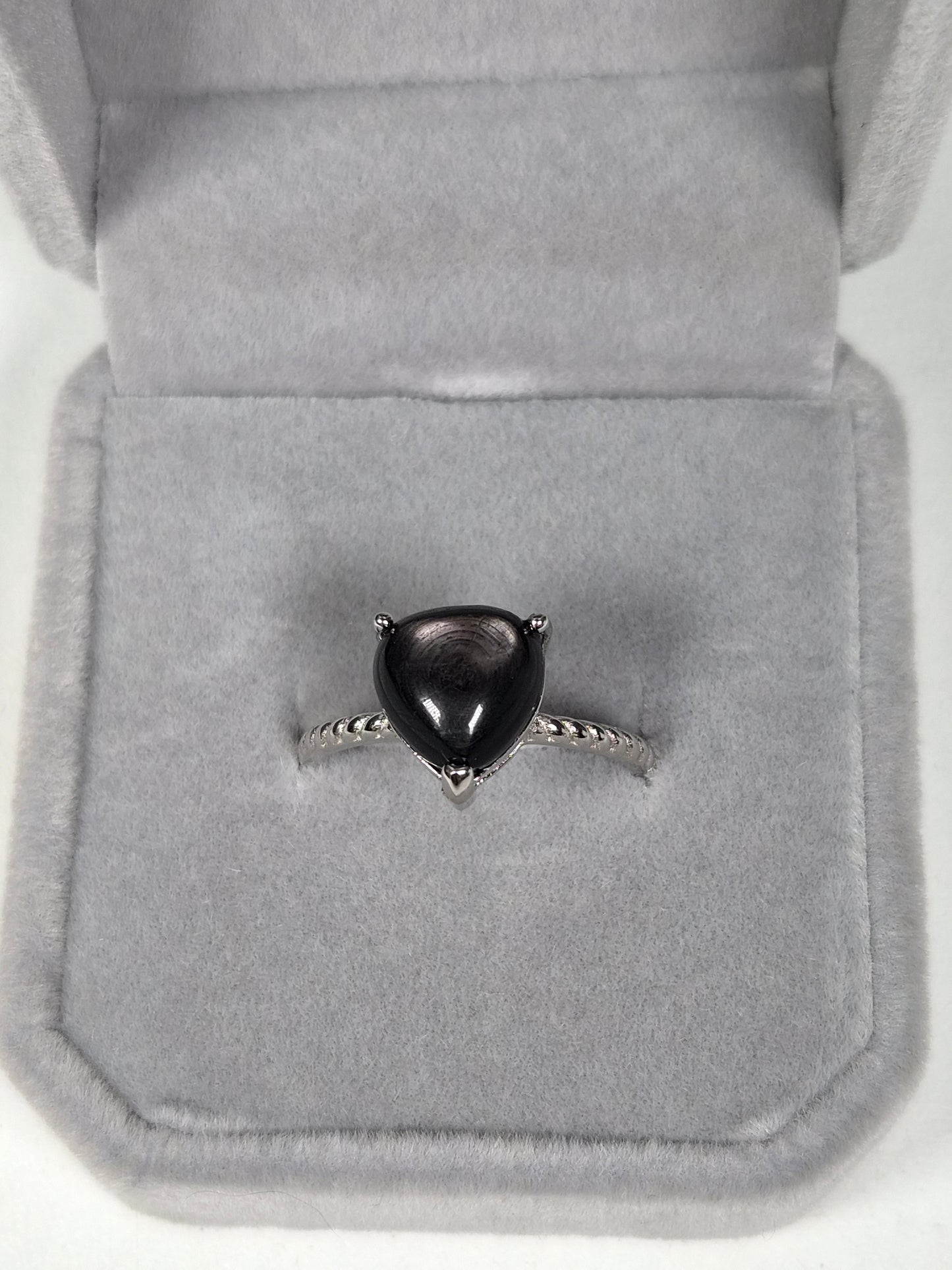 Hypersteen s925 (zilver) verstelbare ring nr13