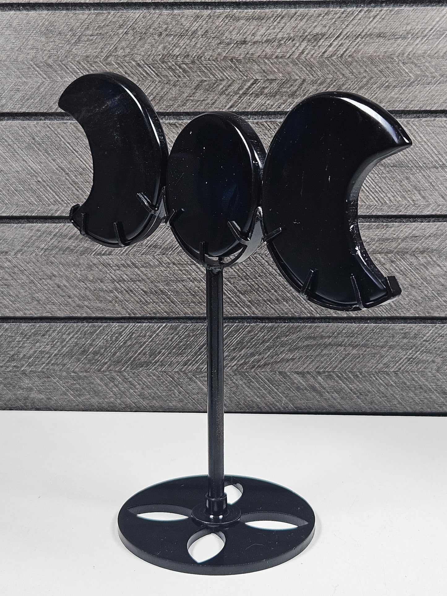 Obsidiaan Triple Moon op standaard nr7