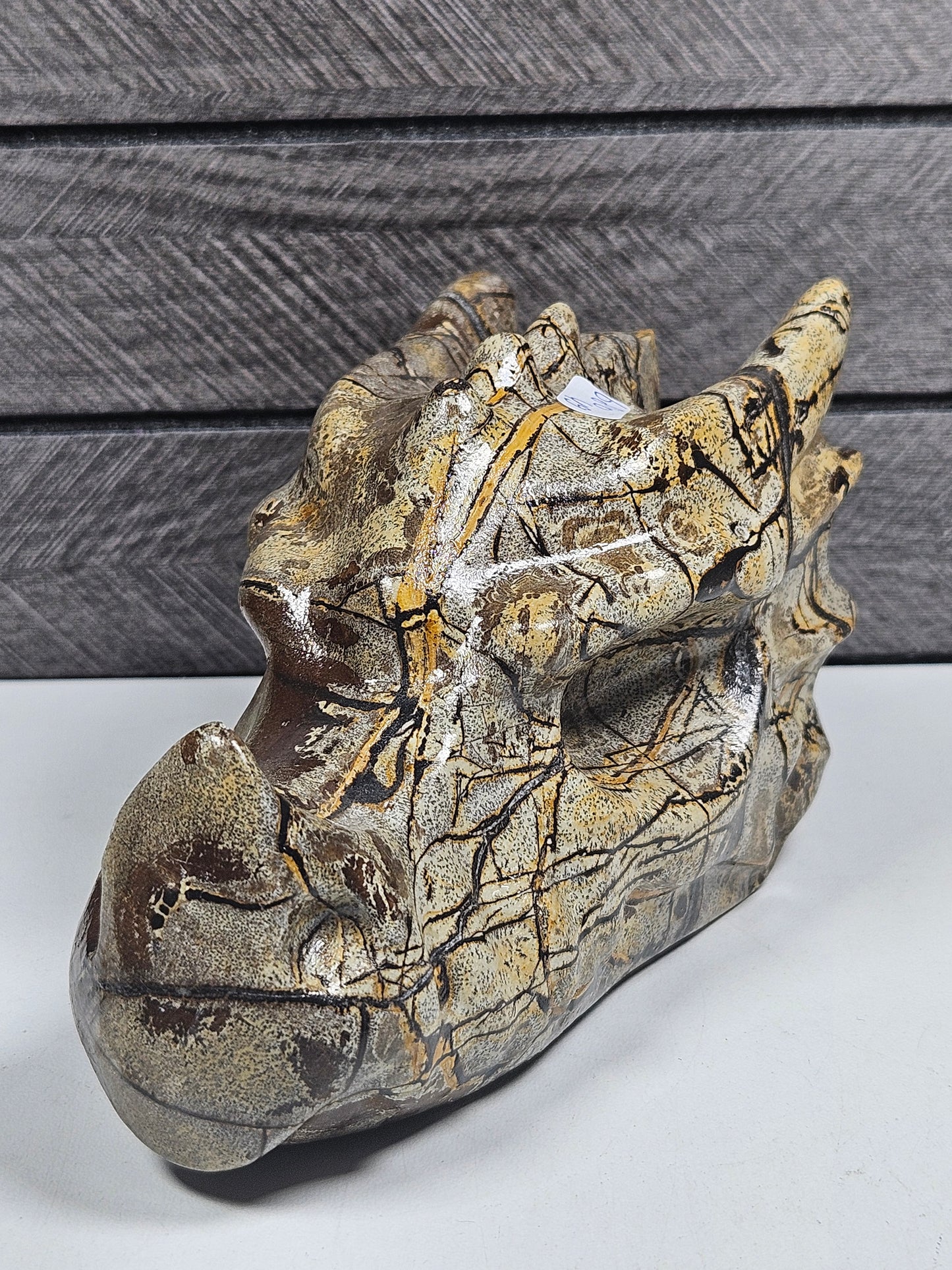Landschap Jaspis Drakenkop 680 gram
