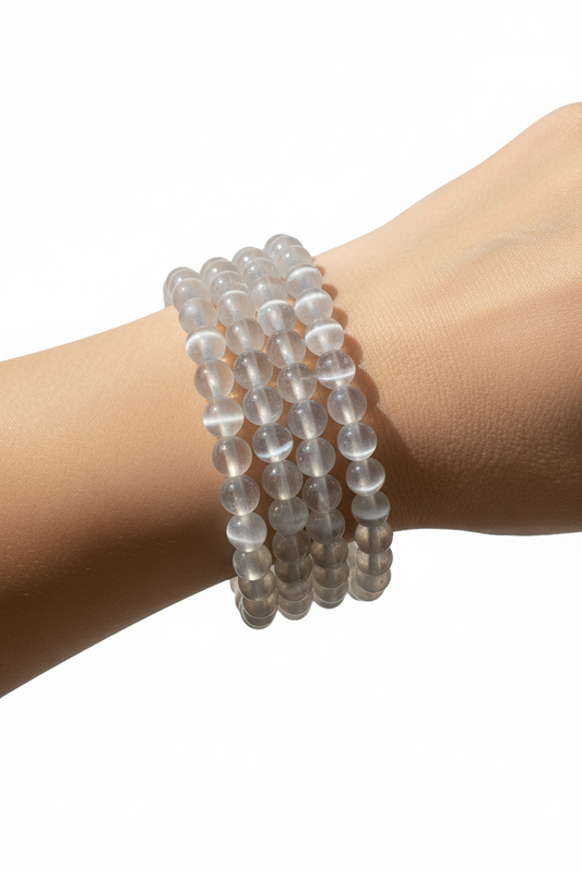 Seleniet armband 6mm