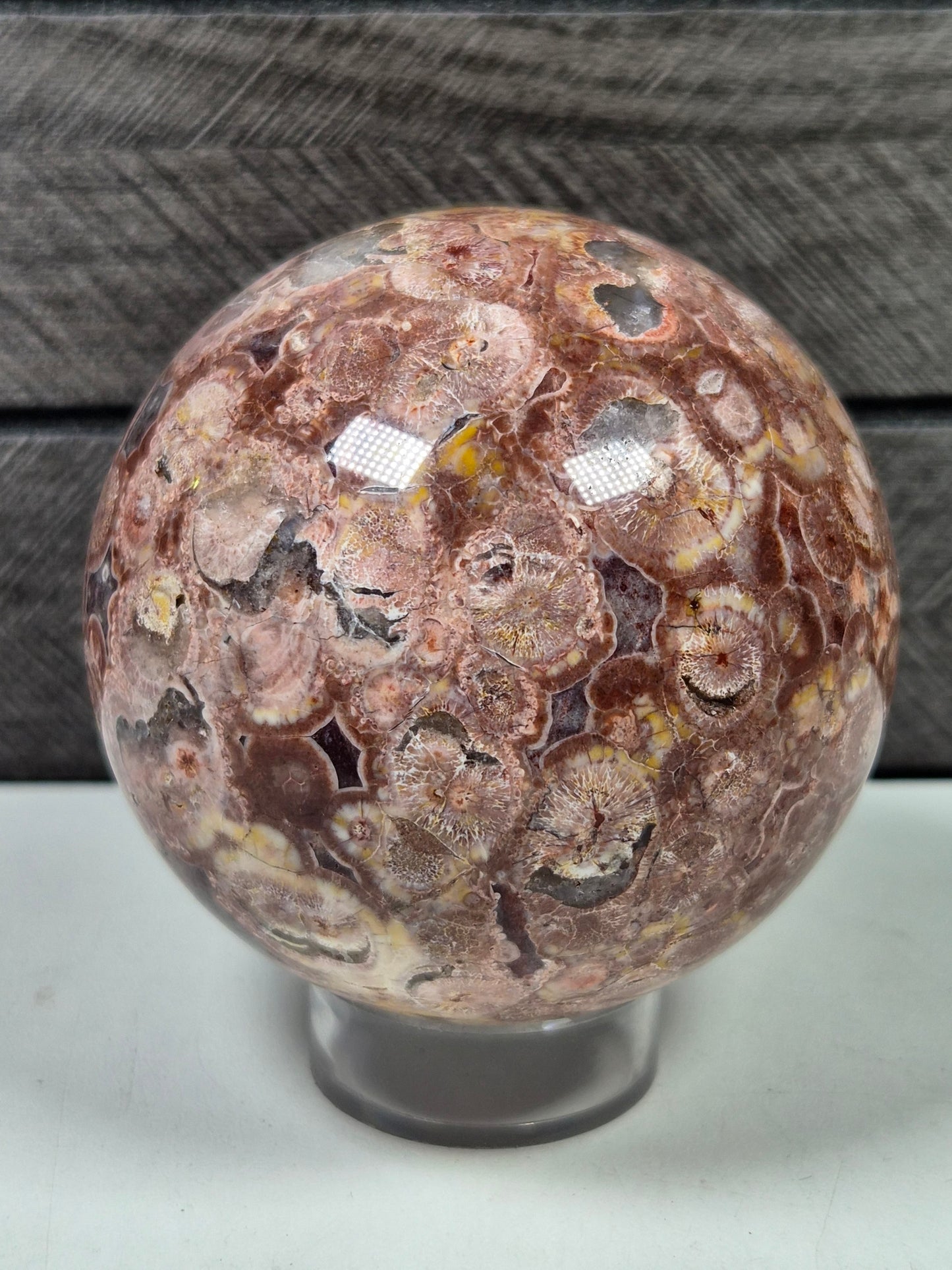 Orbiculair Indiaans Ryoliet bol 416 gram
