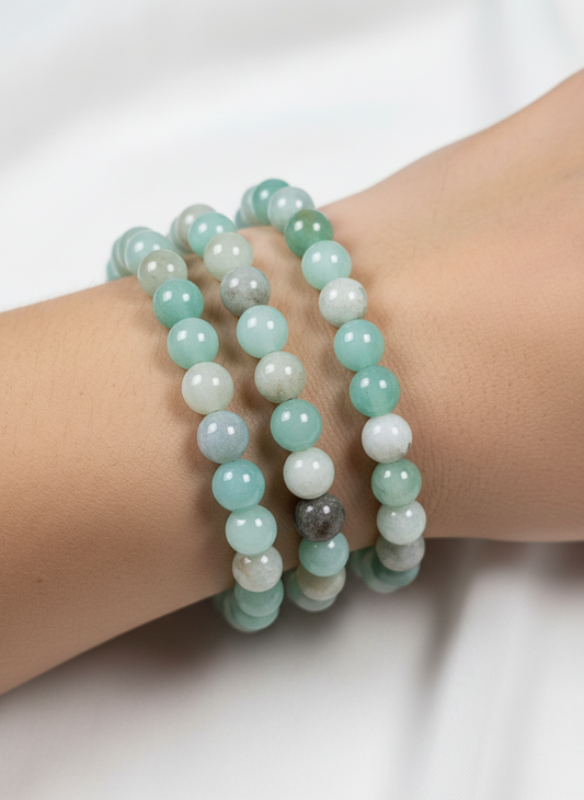 Caribisch calciet armband 8mm