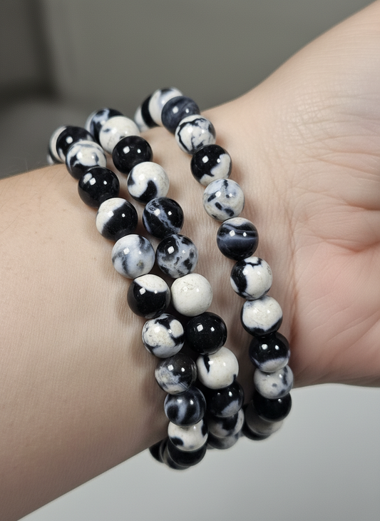 Orka agaat armband 8mm