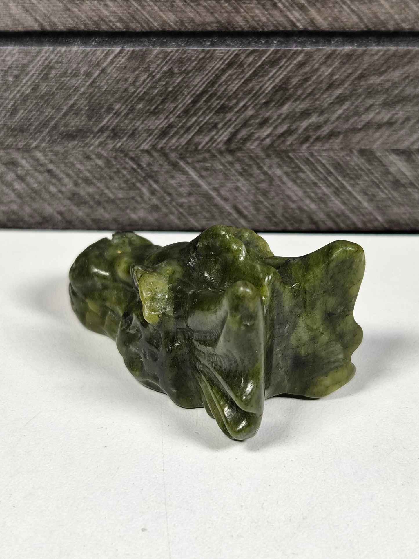 Groene Jade Drakenkop