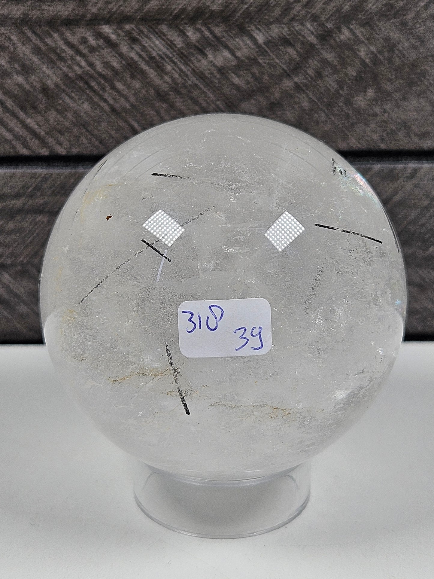 Zwarte toermalijn in kwarts 318 gram