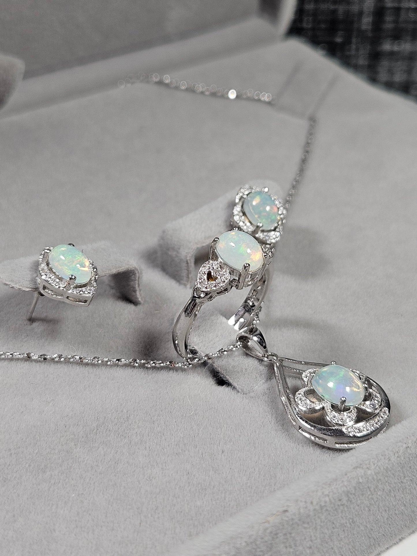 Opaal s925 (zilver) set nr50
