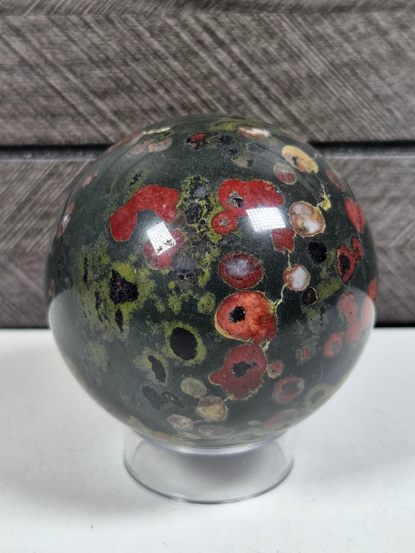 Pruimenbloesem Jaspis bol 294 gram