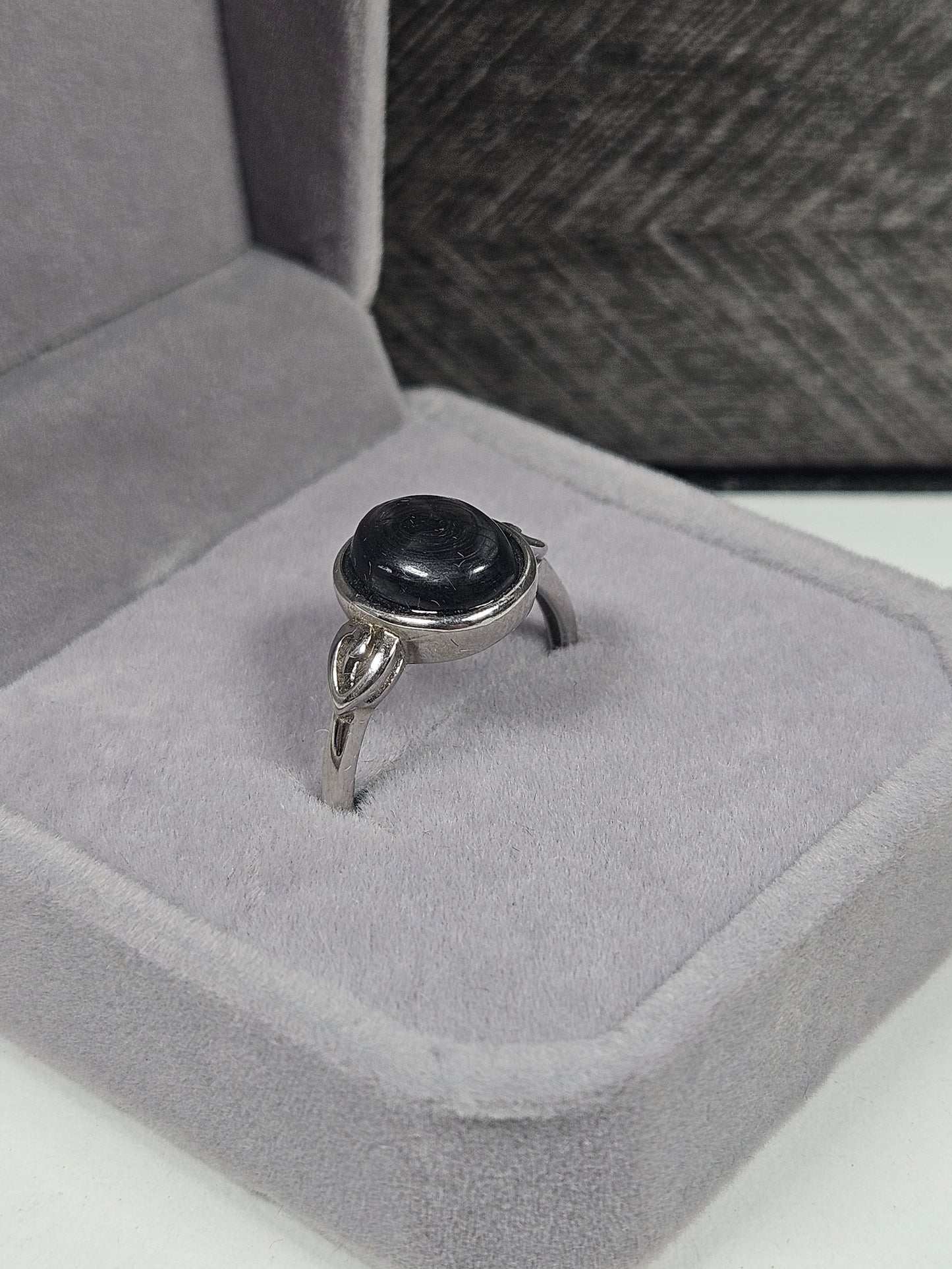 Hypersteen s925 (zilver) verstelbare ring nr36