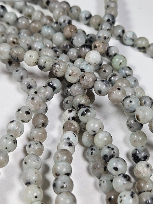 Kiwi Jaspis kralenstreng 6mm