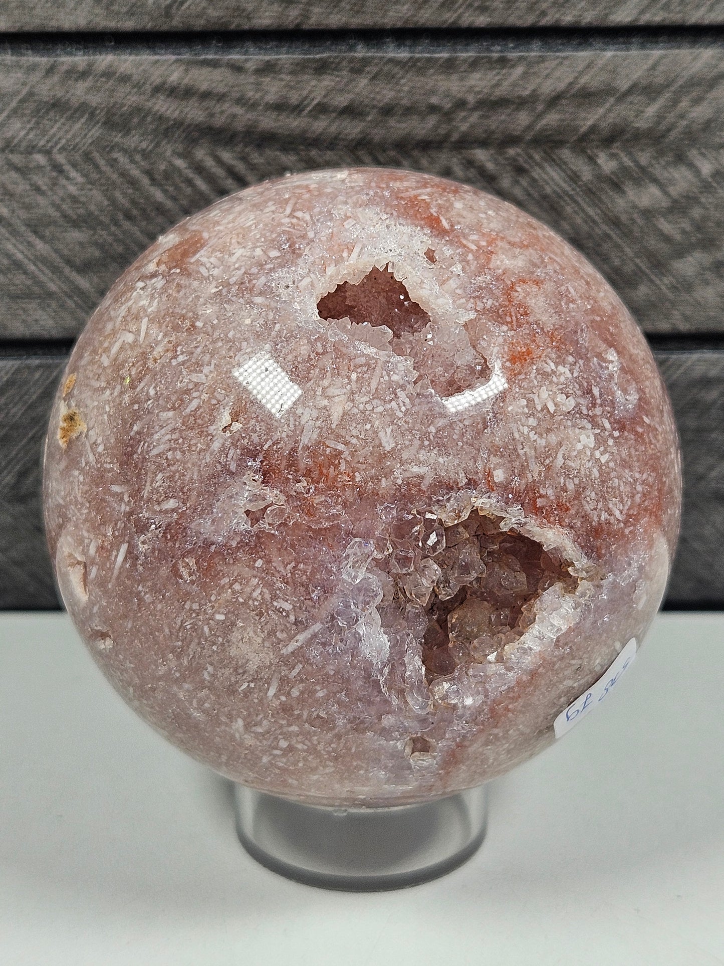 Roze amethist bol 538 gram