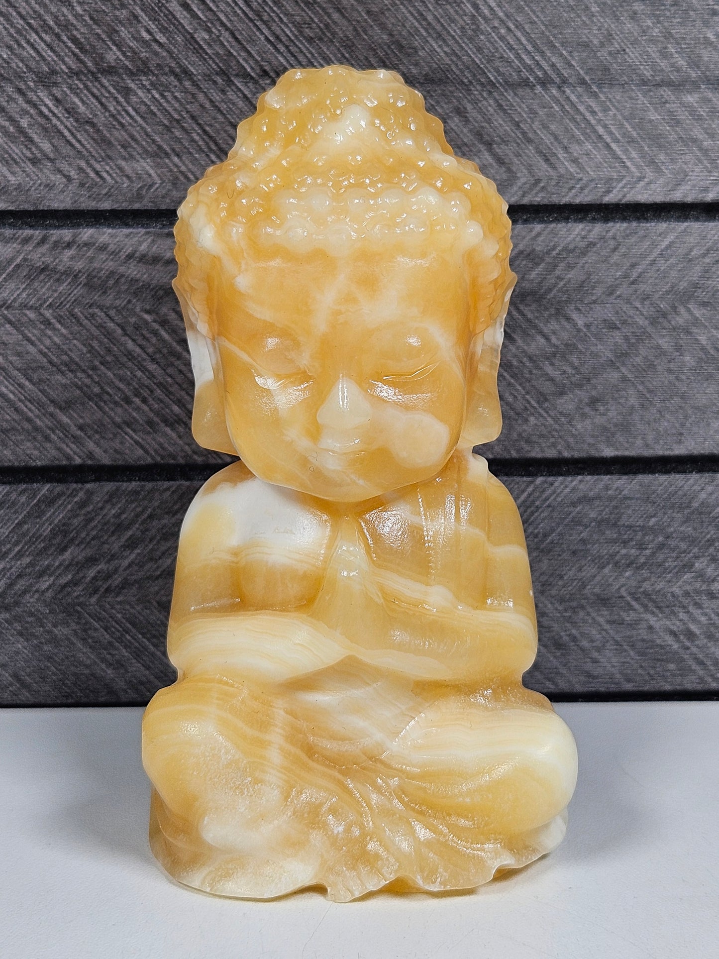 Honing Calciet Buddha 448 gram
