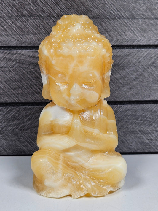 Honing Calciet Buddha 448 gram