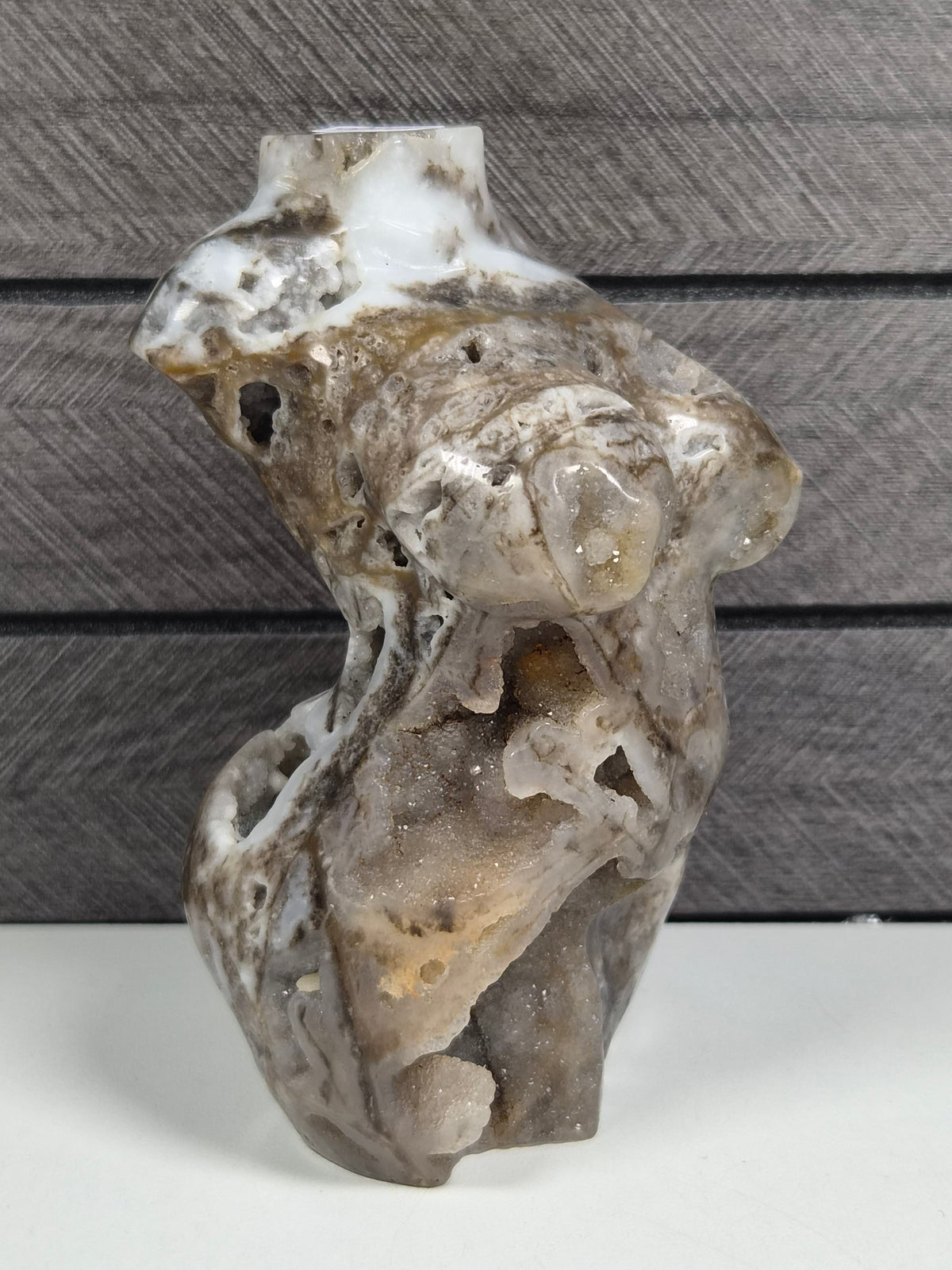 Chalcedoon Mix Curvy Lady 484 gram