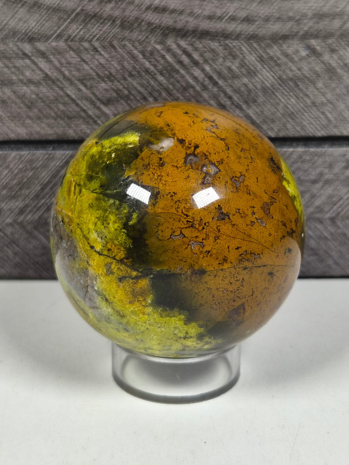 Groene Opaal bol 276 gram