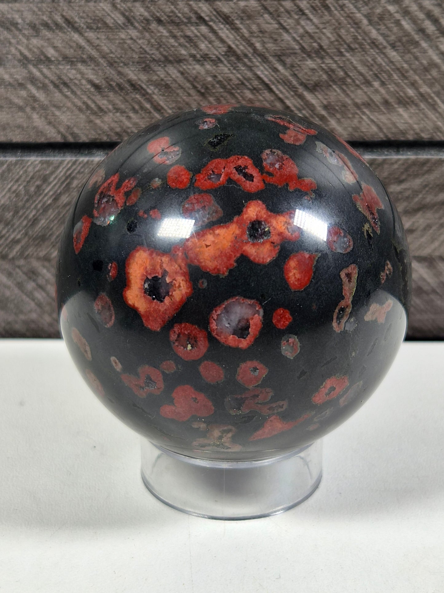 Pruimenbloesem Jaspis bol 290 gram