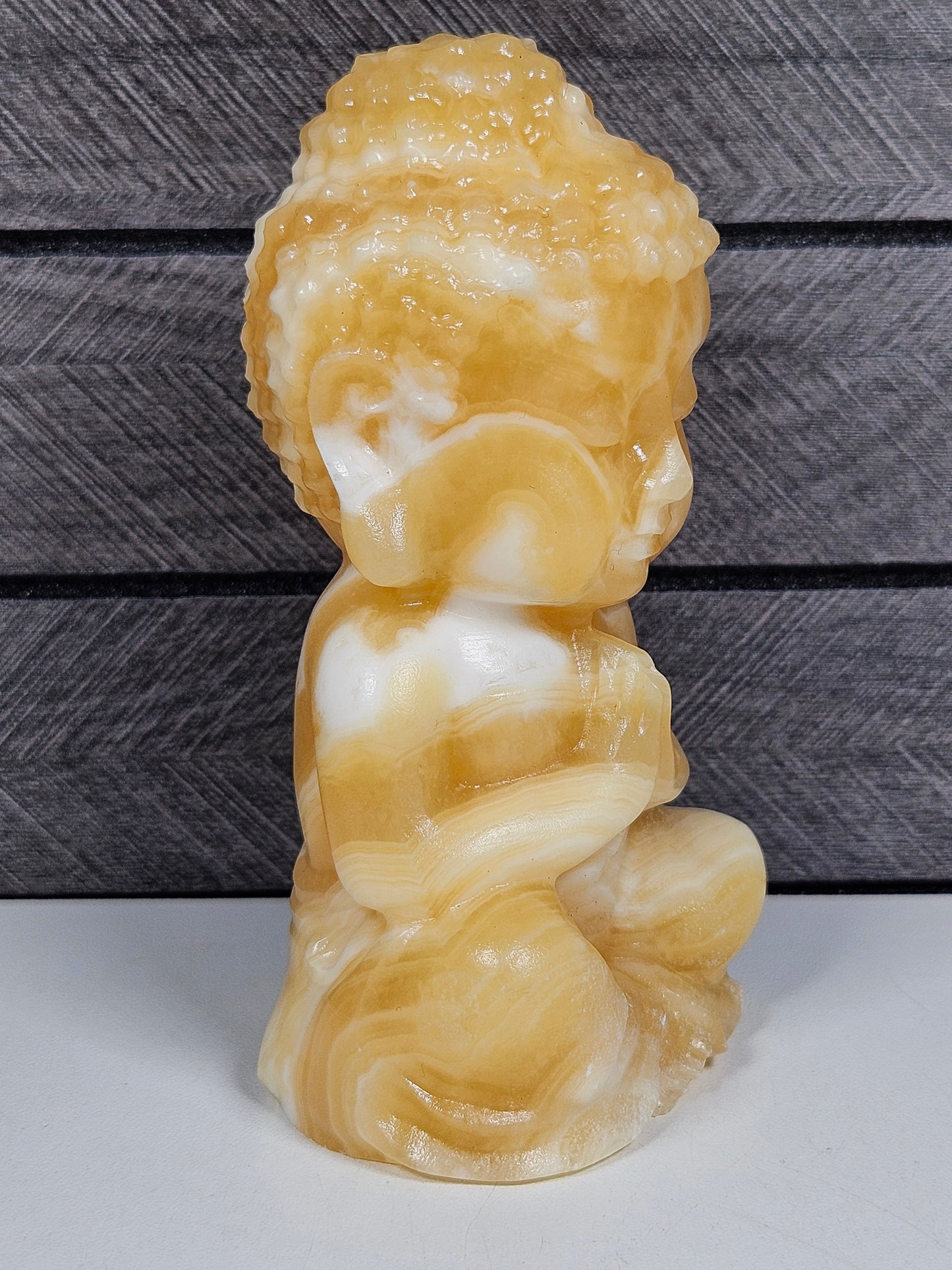Honing Calciet Buddha 448 gram