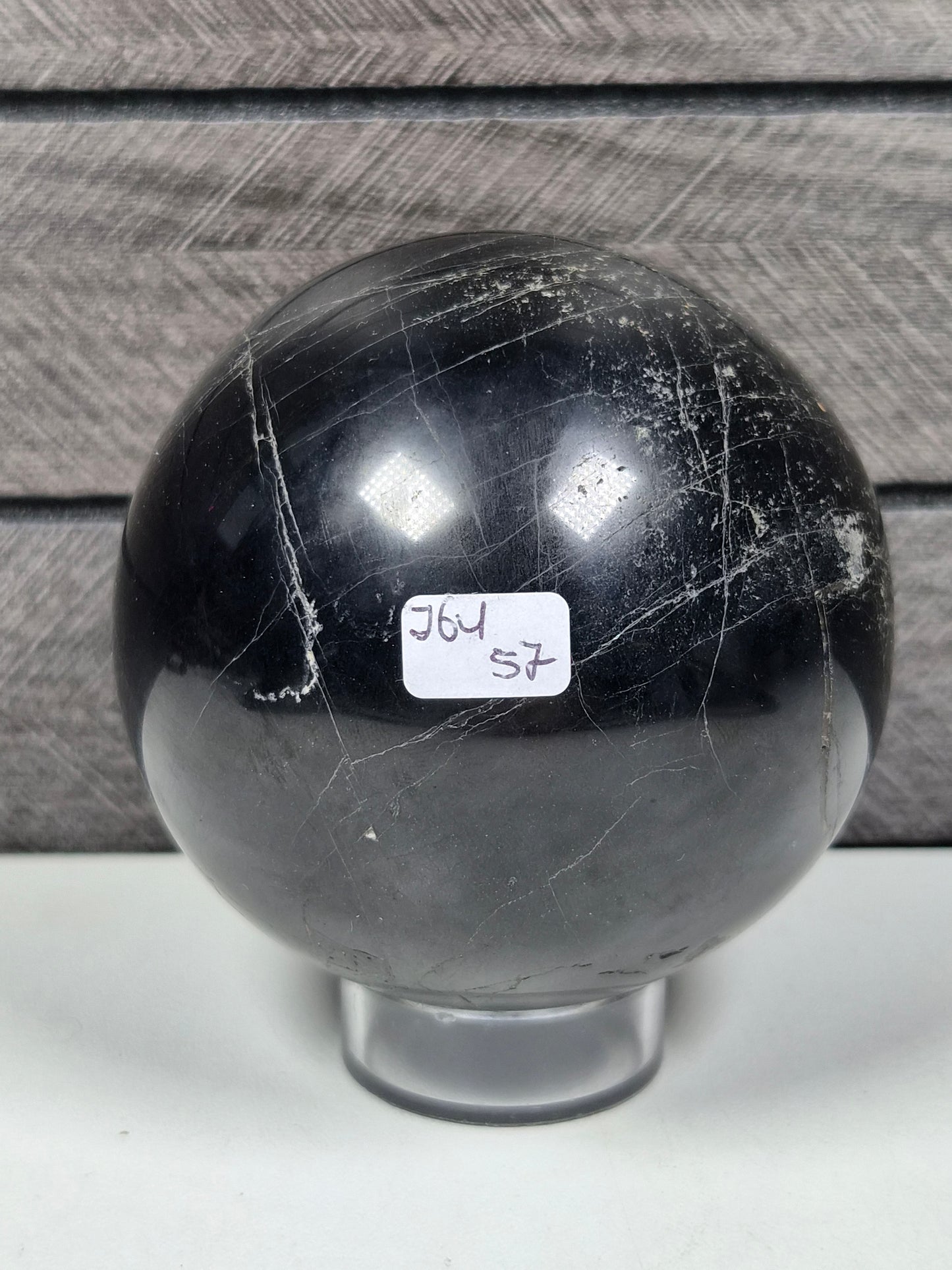 Zwarte toermalijn bol 764 gram