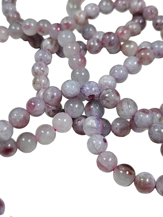 Roze toermalijn armband 6mm (hq)