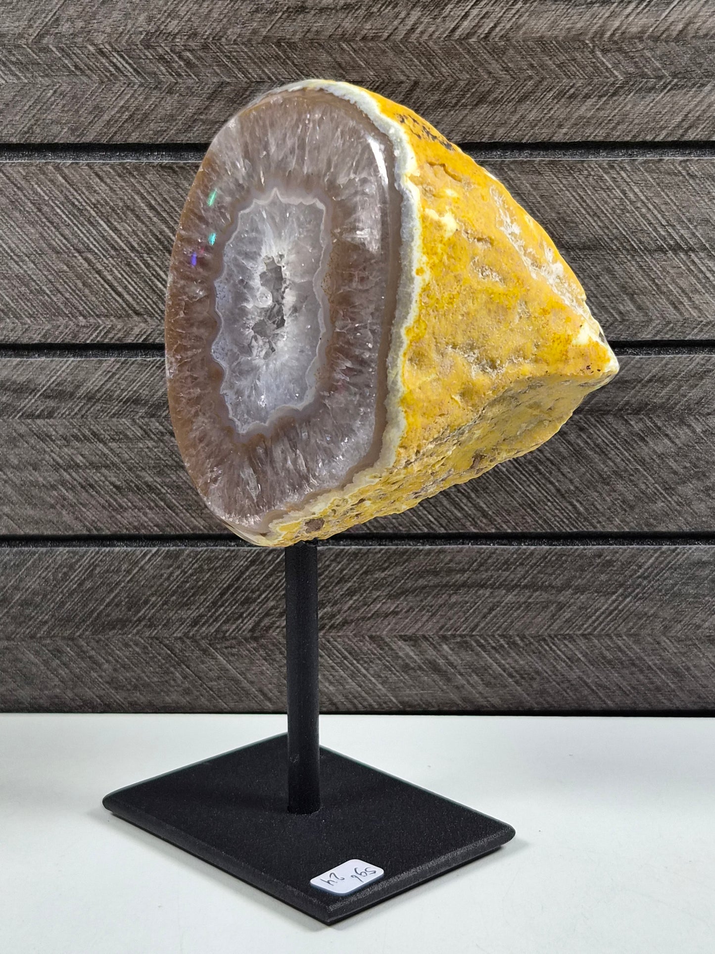 Agaat Geode op Standaard 596 gram