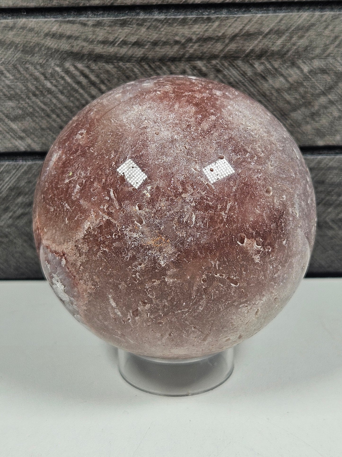 Roze amethist bol 502 gram