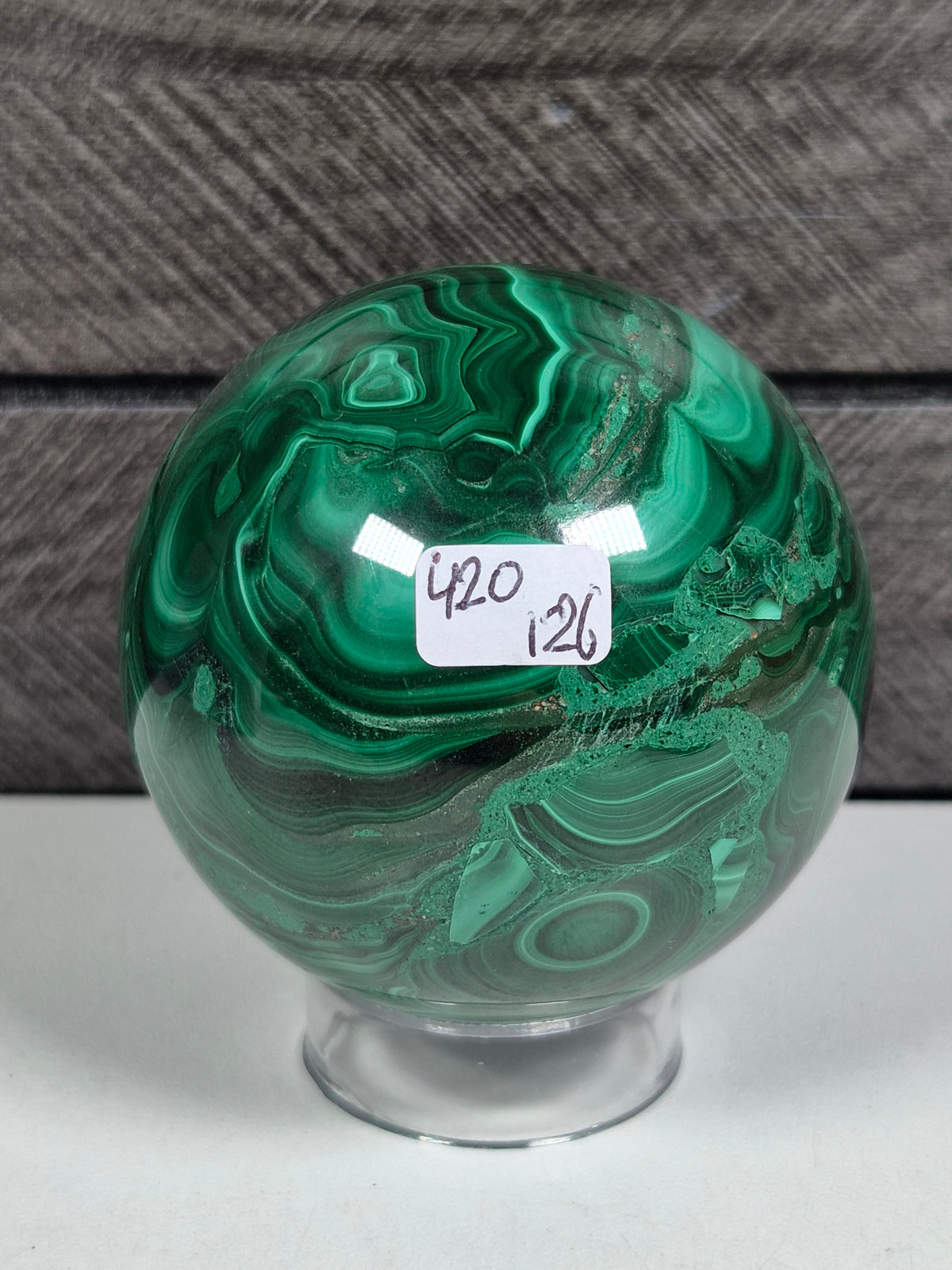 Malachiet bol 420 gram