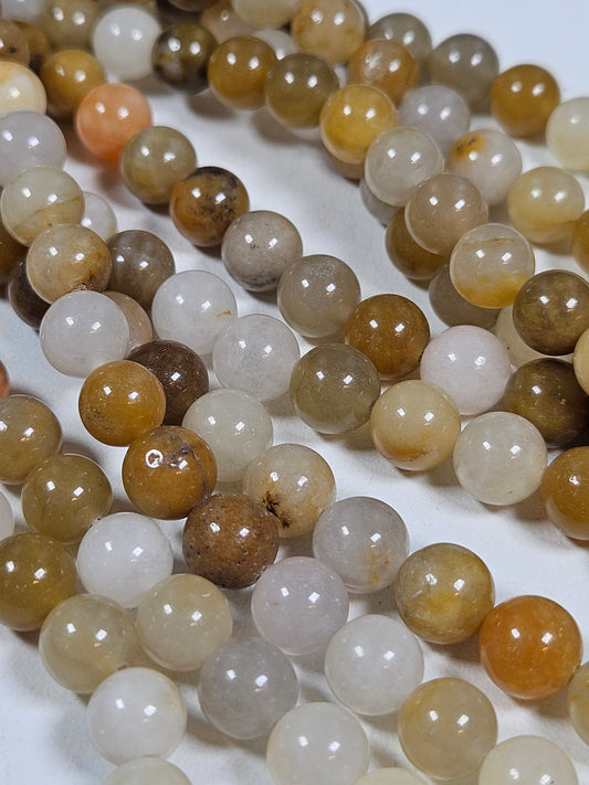 Oranje aventurijn kralenstreng 8mm