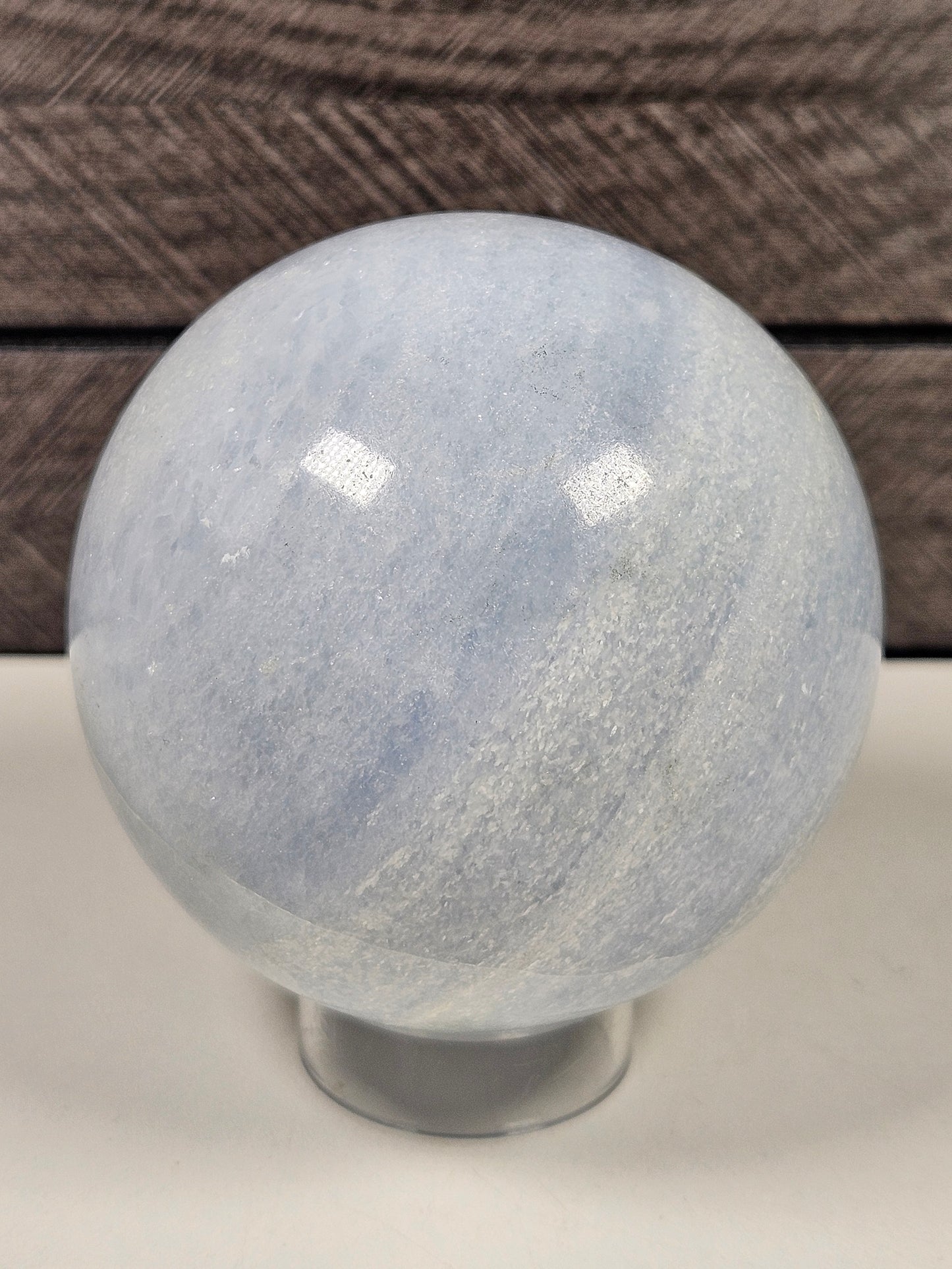 Blauwe calciet bol 558 gram