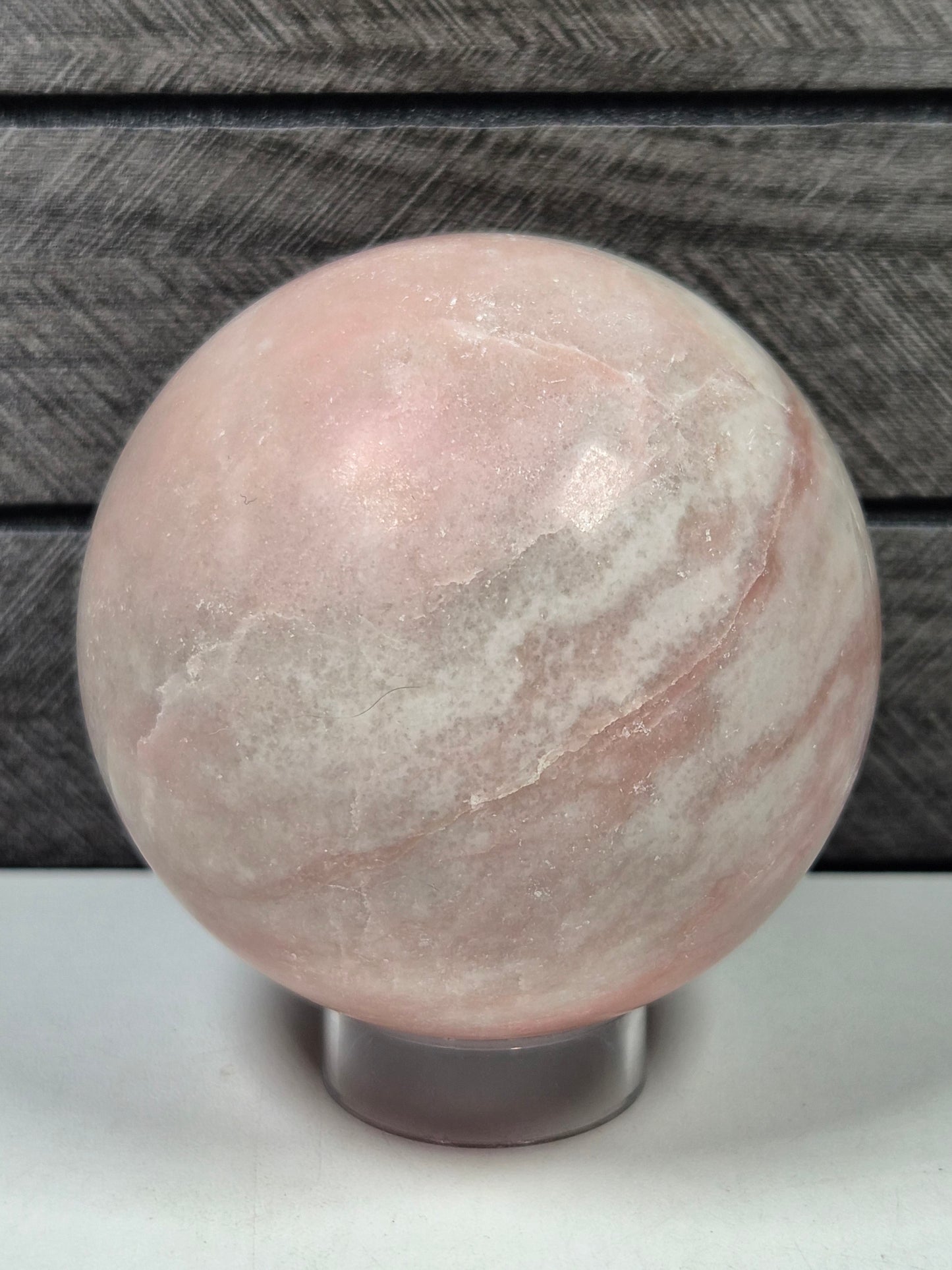 Roze Opaal bol 580 gram
